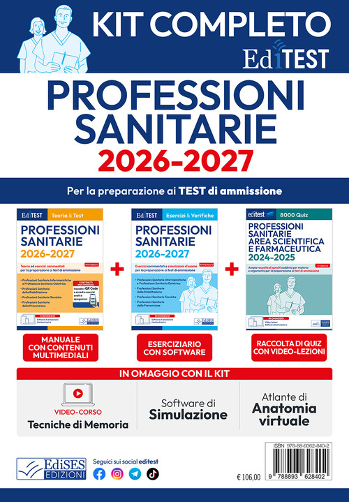 Professioni sanitarie. Kit completo