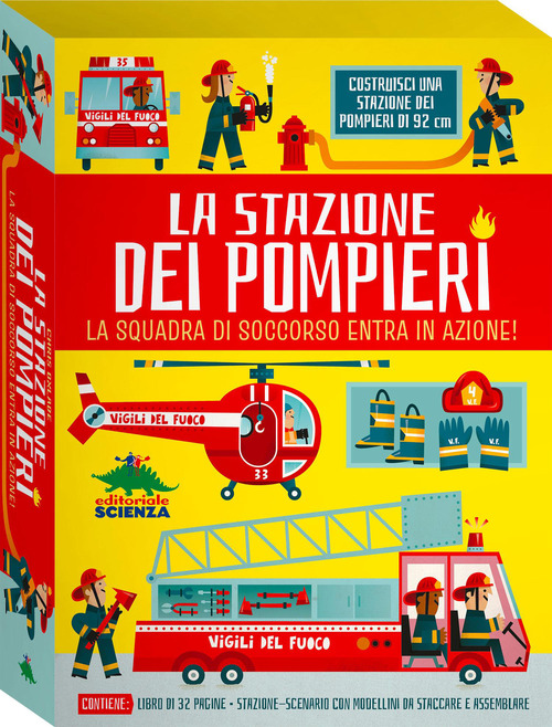 La stazione dei pompieri. La squadra di soccorso entra in azione!