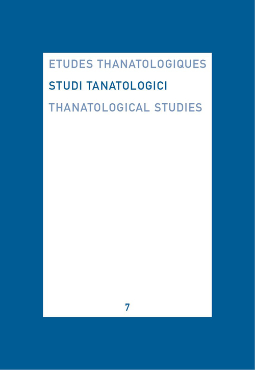 Studi tanatologici. Volume 7