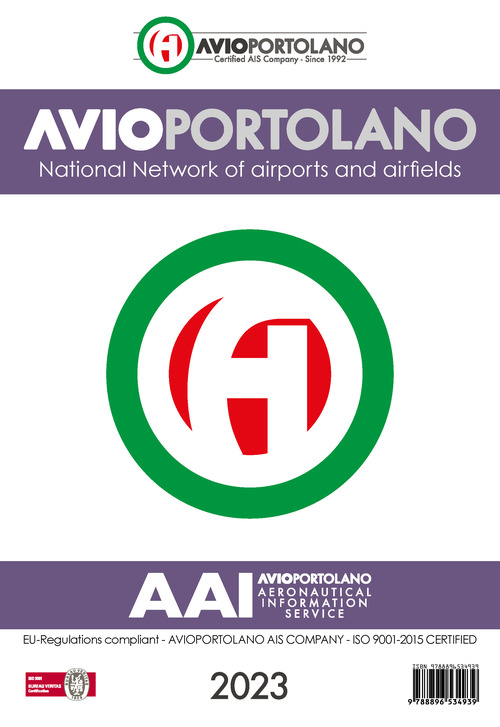 Avioportolano Italy 2023. National Network of airports and airfields