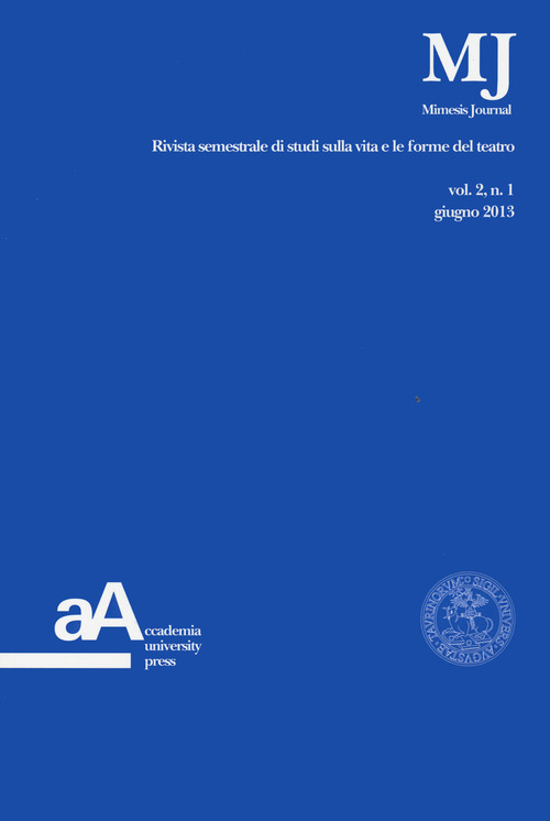 Mimesis journal. Volume 2\1