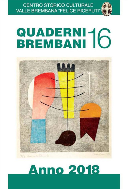 Quaderni brembani. Volume Vol. 16