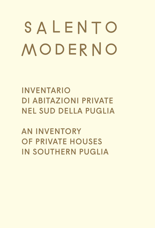 SALENTO MODERNO. INVENTARIO DI ABITAZION