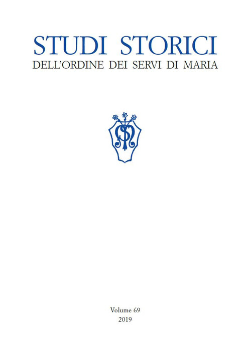 Studi storici dell'Ordine dei Servi di Maria. Volume Vol. 69