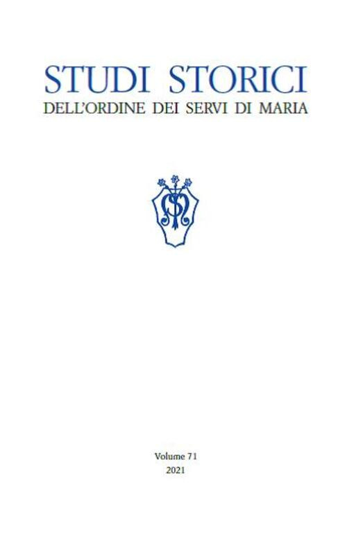 Studi storici dell'Ordine dei Servi di Maria. Volume Vol. 71