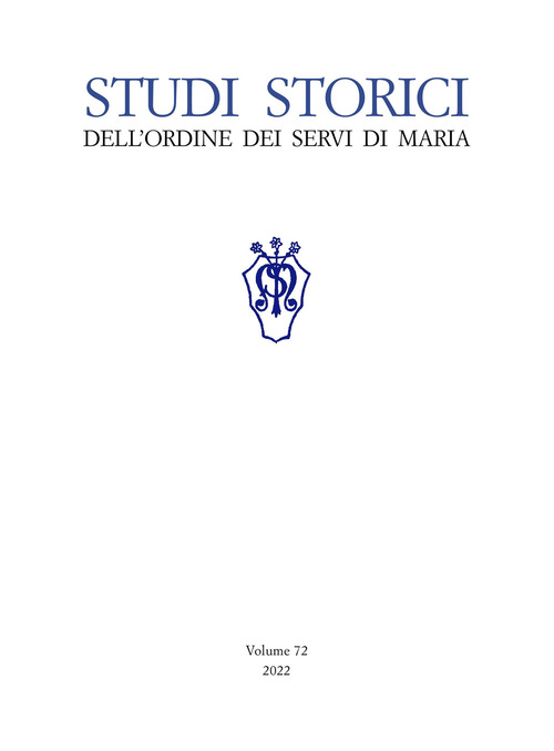Studi storici dell'Ordine dei Servi di Maria. Volume Vol. 72