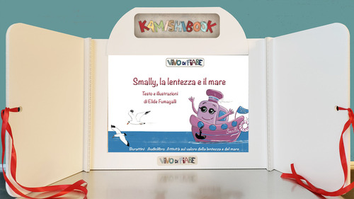 Smally la lentezza e il mare. Kamishibai con schede