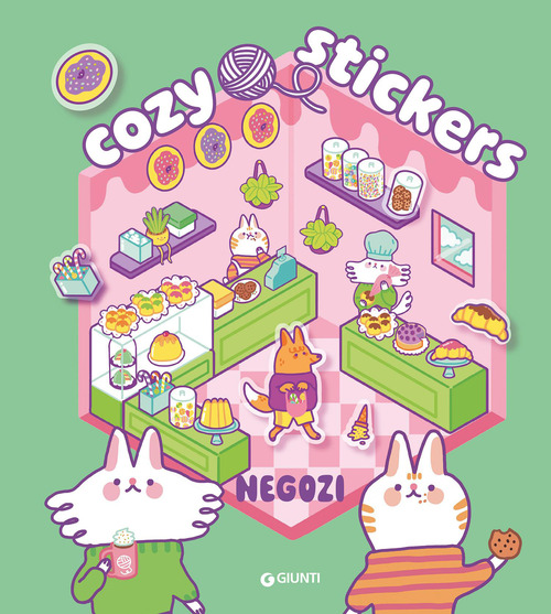 Negozi. Cozy stickers