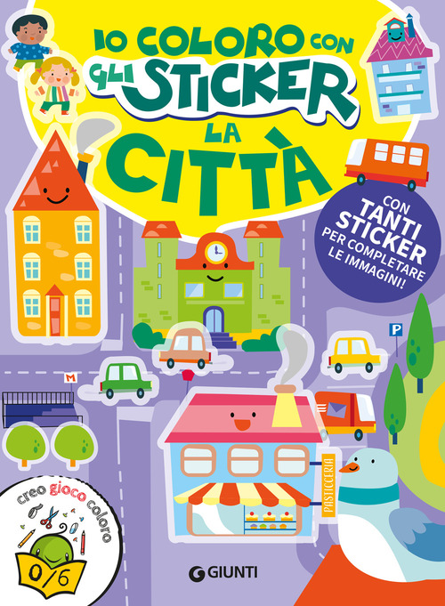 Città. Io coloro con gli stickers