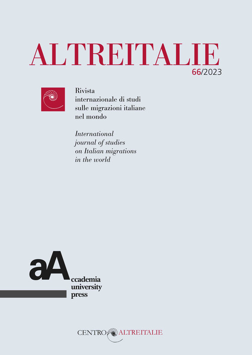 Altreitalie. Rivista internazionale di studi sulle popolazioni di origine italiana nel mondo. Volume Vol. 66