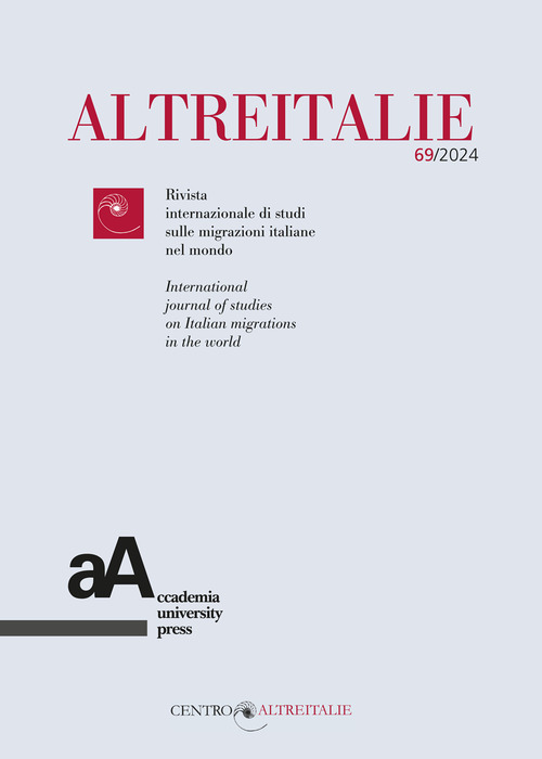 Altreitalie. Rivista internazionale di studi sulle popolazioni di origine italiana nel mondo. Volume Vol. 69