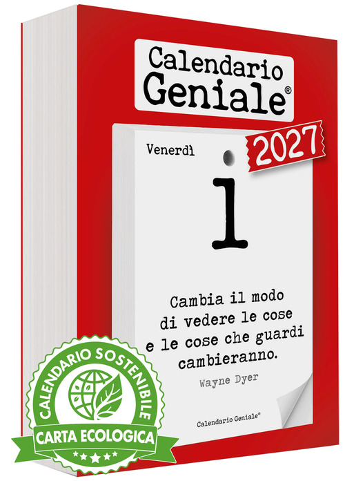 Calendario geniale 2027