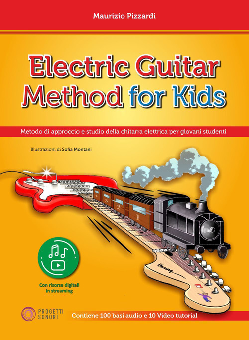 Electric guitar method for kids (Metodo di approccio e studio della chitarra elettrica per giovani studenti)