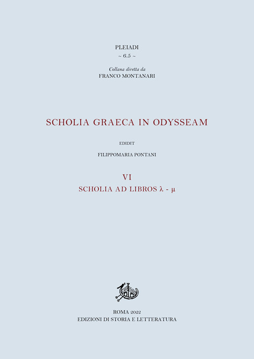 Scholia graeca in Odysseam. Volume Vol. 6