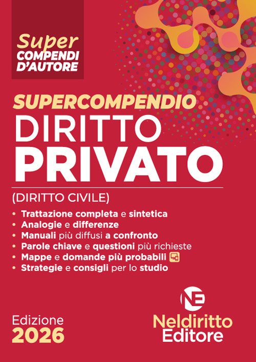 Supercompendio di diritto privato (civile) 2026