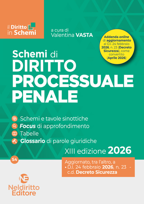 Schemi di procedura penale 2026