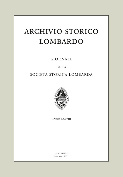 Archivio storico lombardo. Giornale della Società storica lombarda. Volume Vol. 27