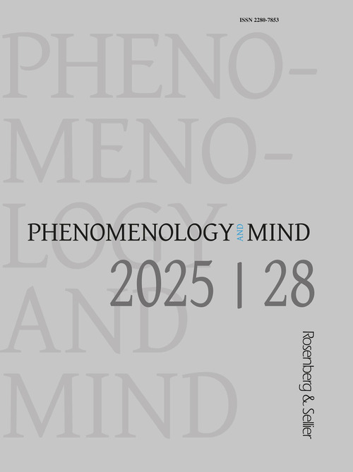 Phenomenology and mind. Volume Vol. 28