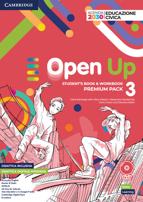 Open up. Level 1. Premium pack. Student's book-Workbook. Per la Scuola media. Con e-book. Con espansione online. Con DVD-ROM. Vol. 3