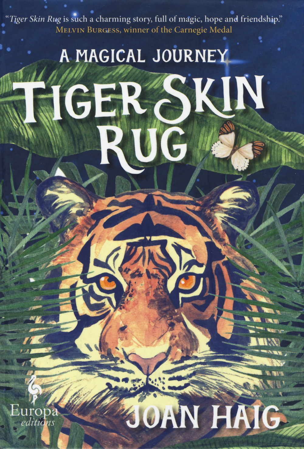 A Magical journey. Tiger skin rug