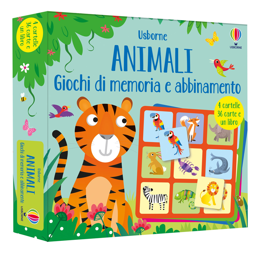 Animali. Ediz. a colori. Con 4 cartelle. Con 36 Carte