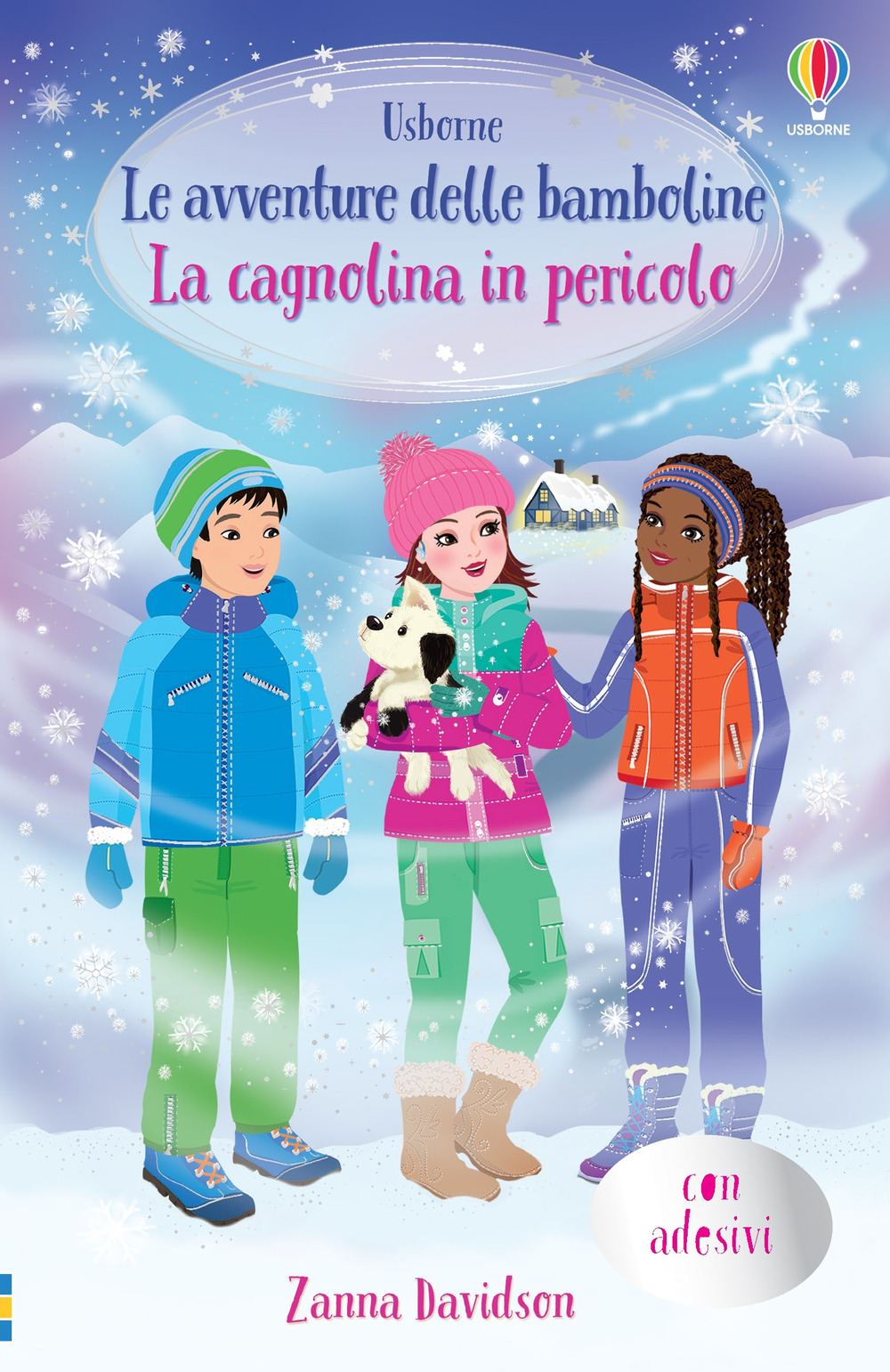 La cagnolina in pericolo. Con adesivi