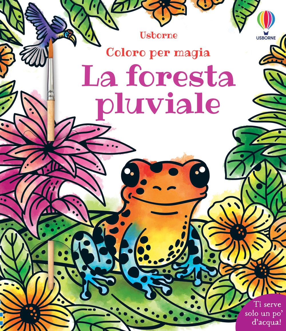 Foresta pluviale. Con pennello