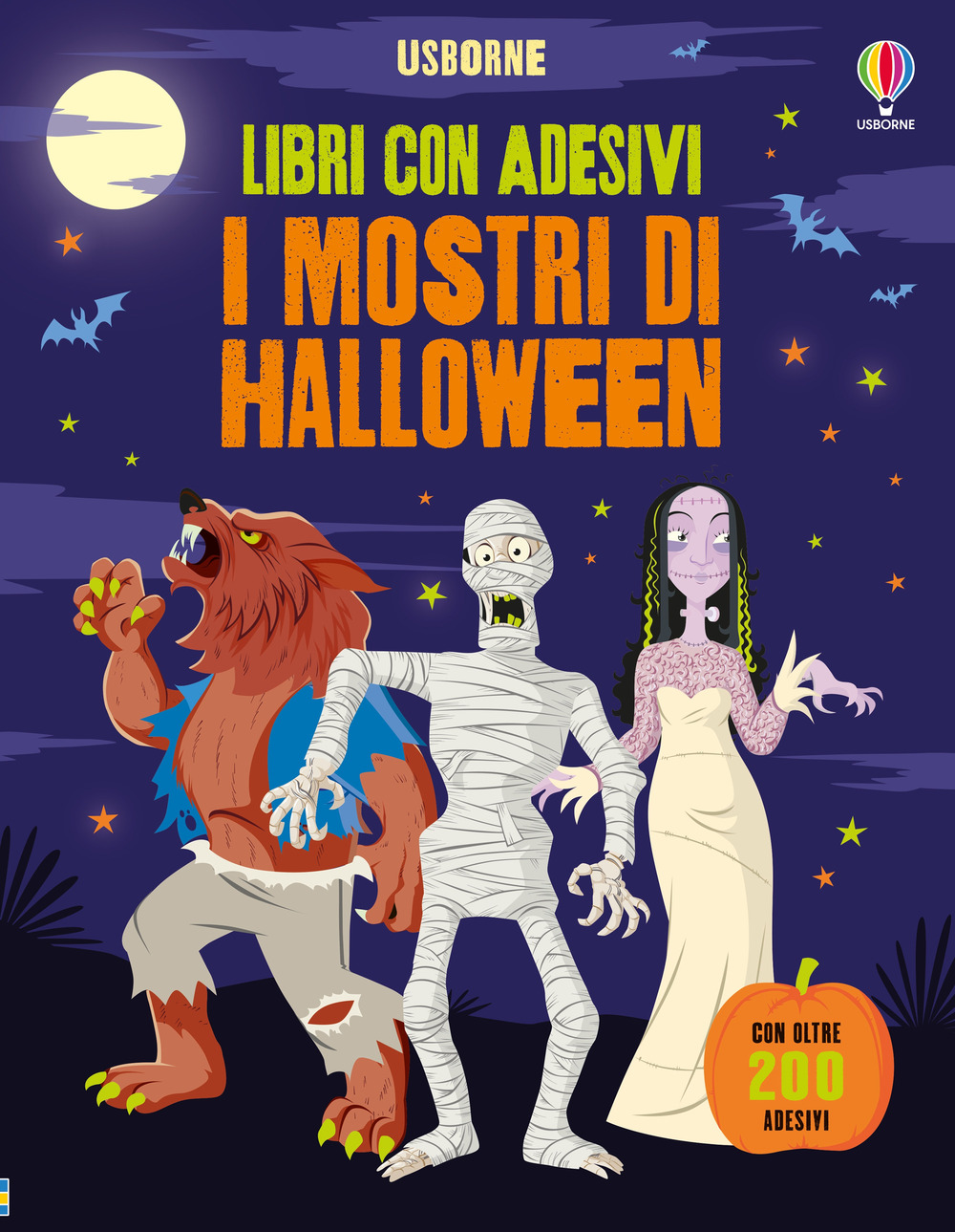 Mostri di Halloween. Con adesivi. Ediz. a colori