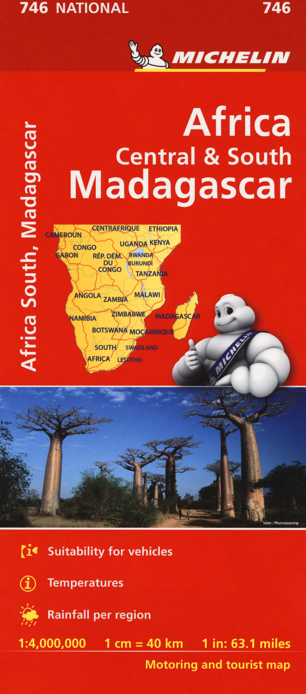 Africa Central & South, Madagascar 1:4.000.000