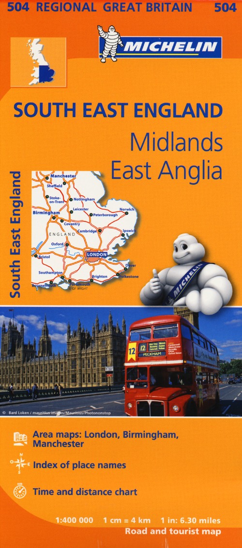 South East England, Midlands, East Anglia 1:400.000