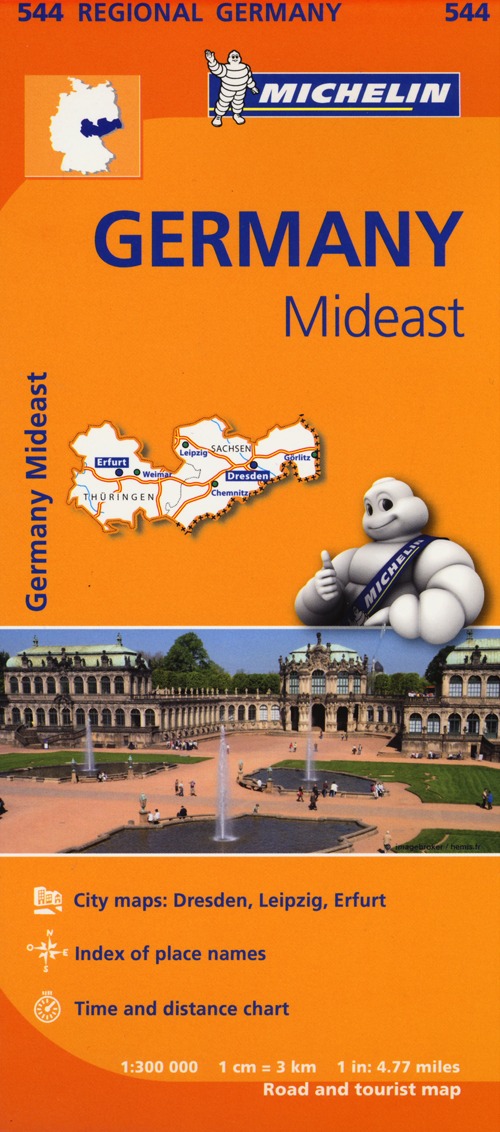 Germany Mideast 1:300.000