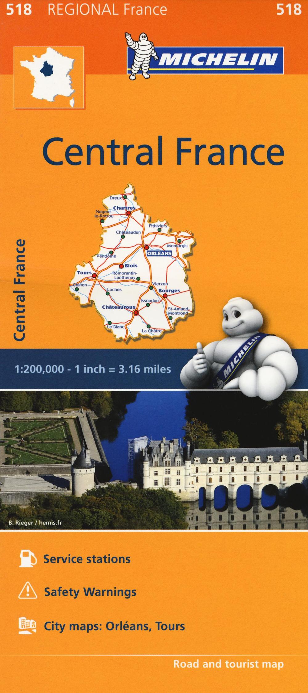 Centre-Central France 1:200.000