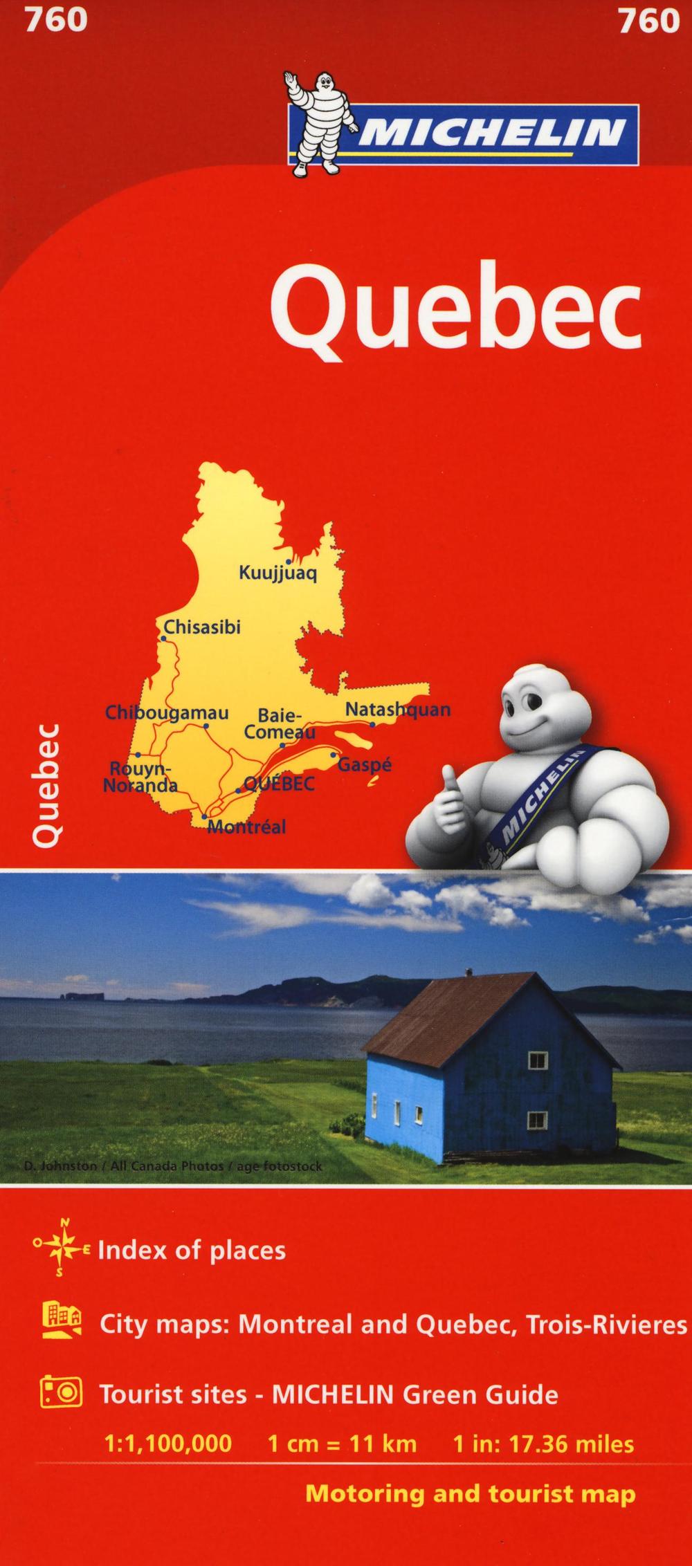 Québec 1:1.100.000
