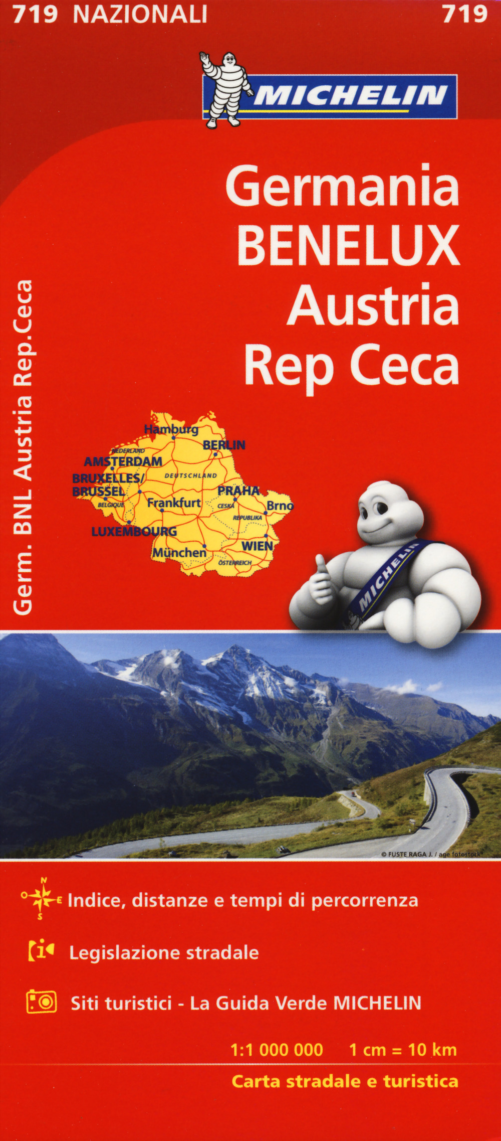 Germania, Benelux, Austria, Repubblica Ceca 1:1.000.000