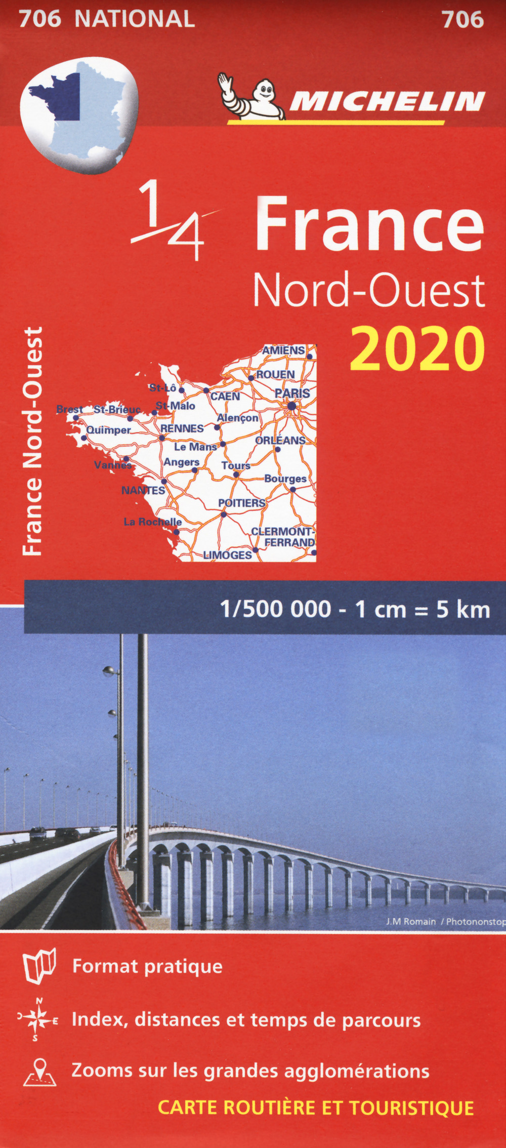 France Nord-Ouest 1:500.000