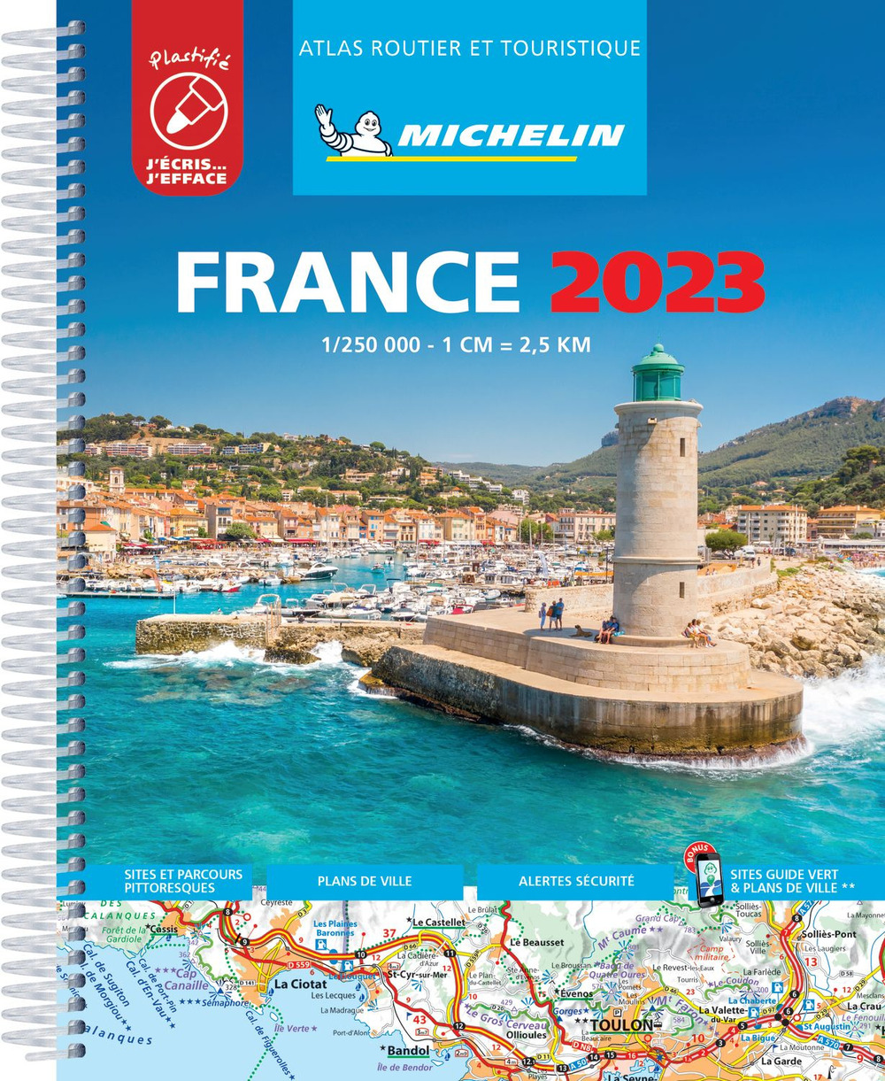 France. Atlas routier et touristique 2023. Ediz. a spirale