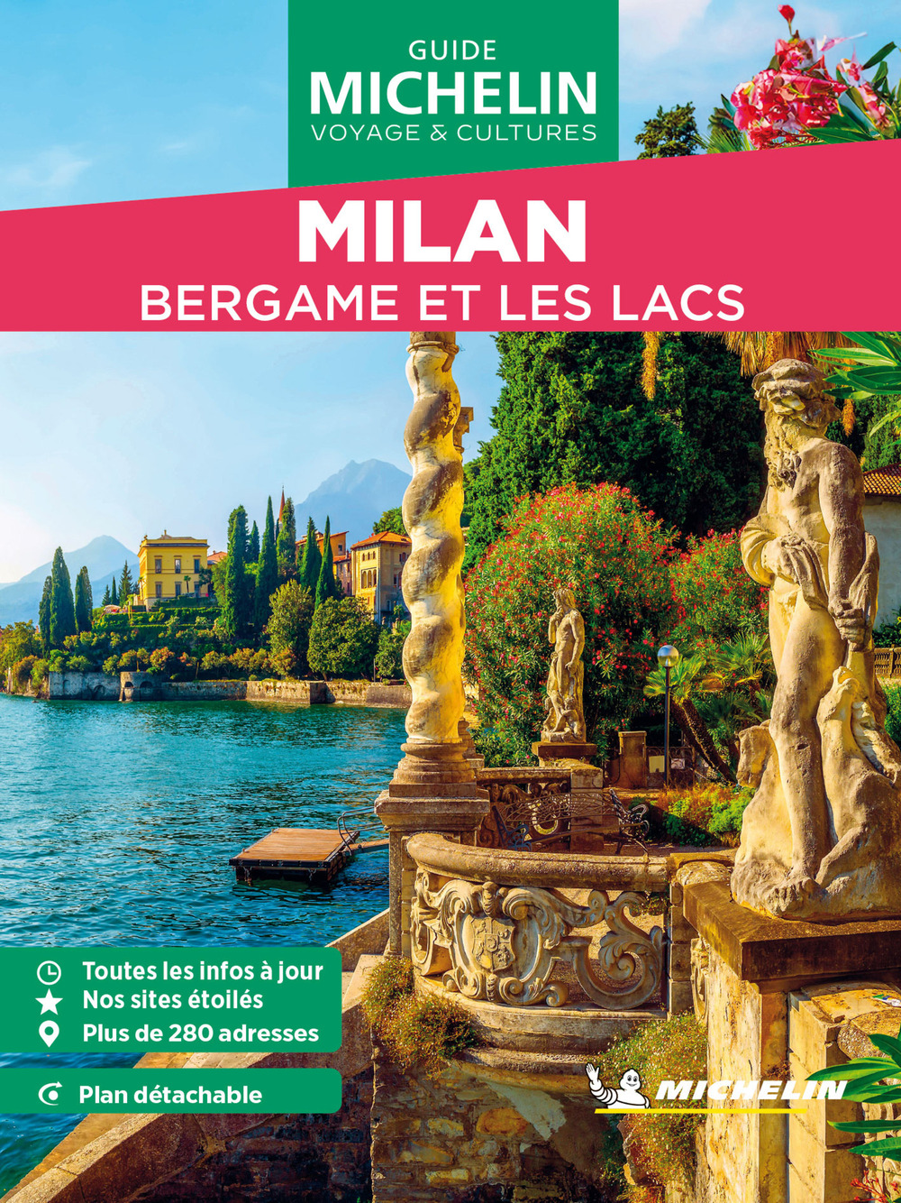 Milan, Bergame et les lacs. Con Carta geografica ripiegata
