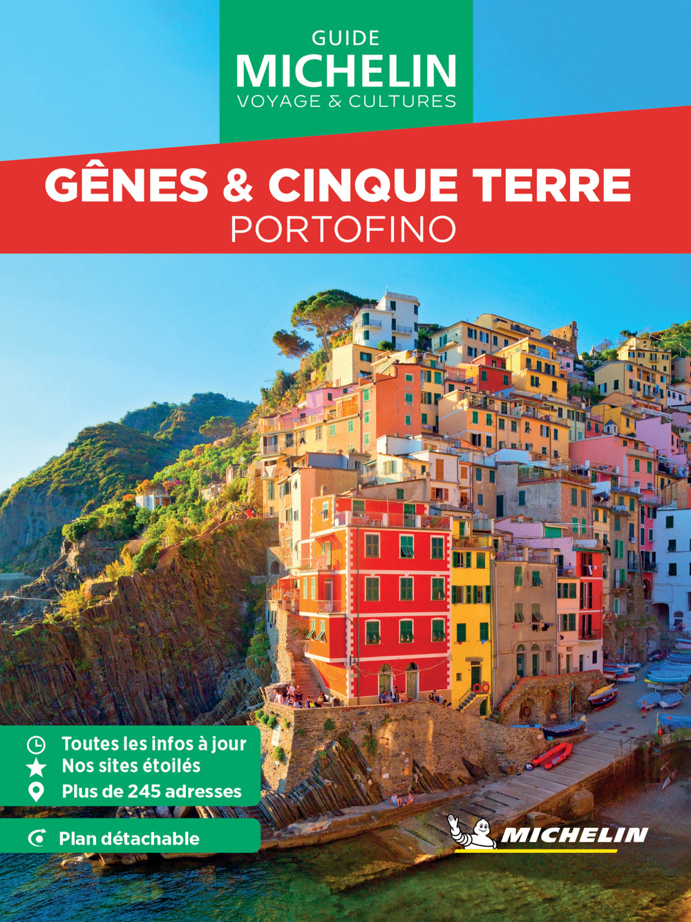Genova e costa ligure. Ediz. francese. Con Carta geografica ripiegata