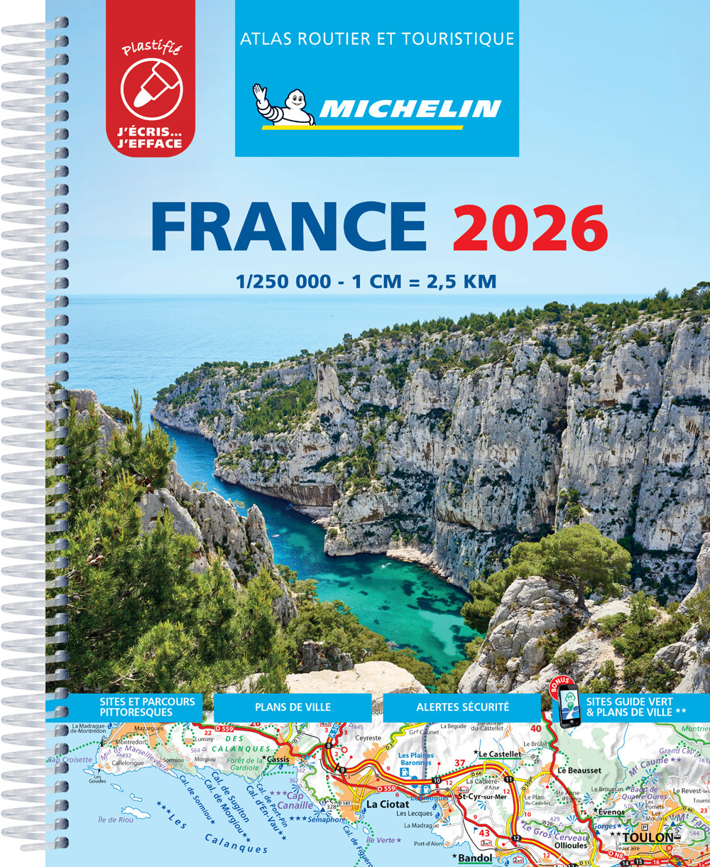 France. Atlas routier et touristique 2026 1:250.000. Ediz. plastificata