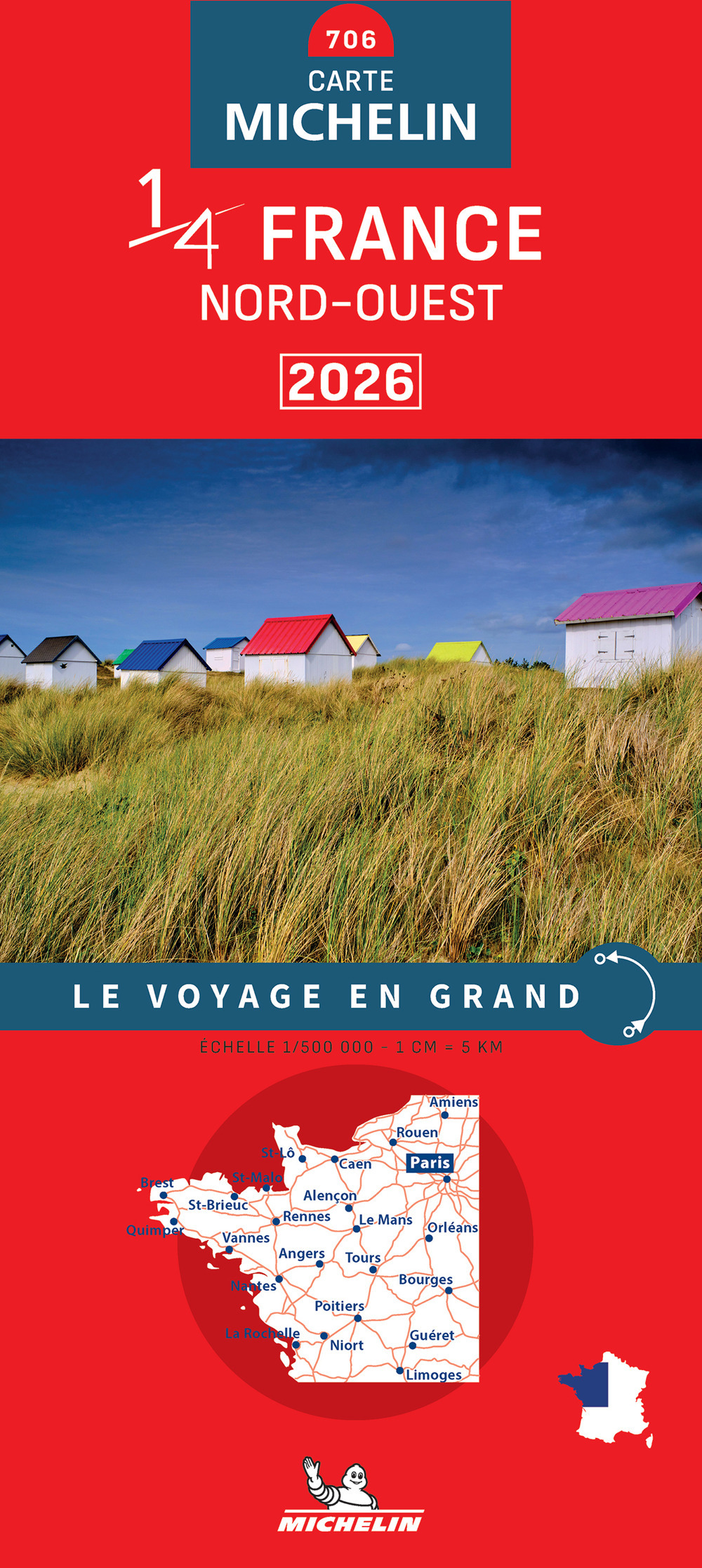 France Nord-Ouest 1:500.000