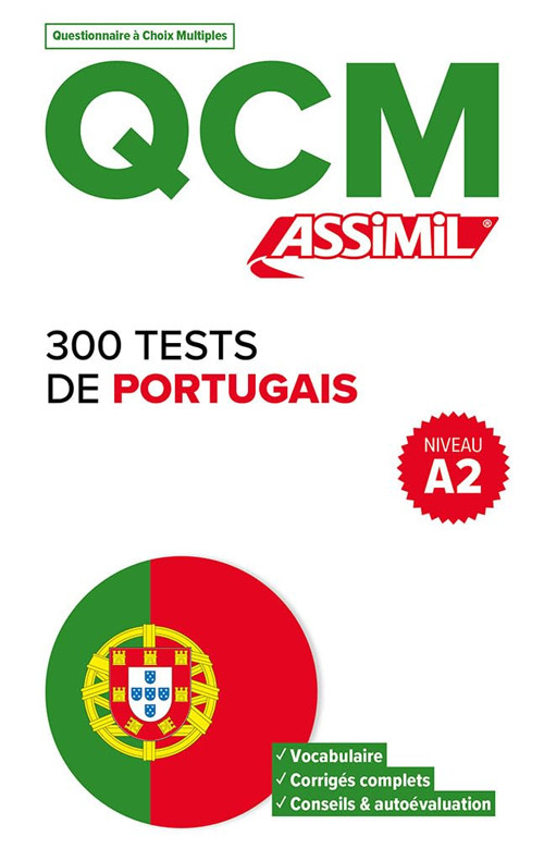 300 tests de Portugais. Niveau A2. QCM