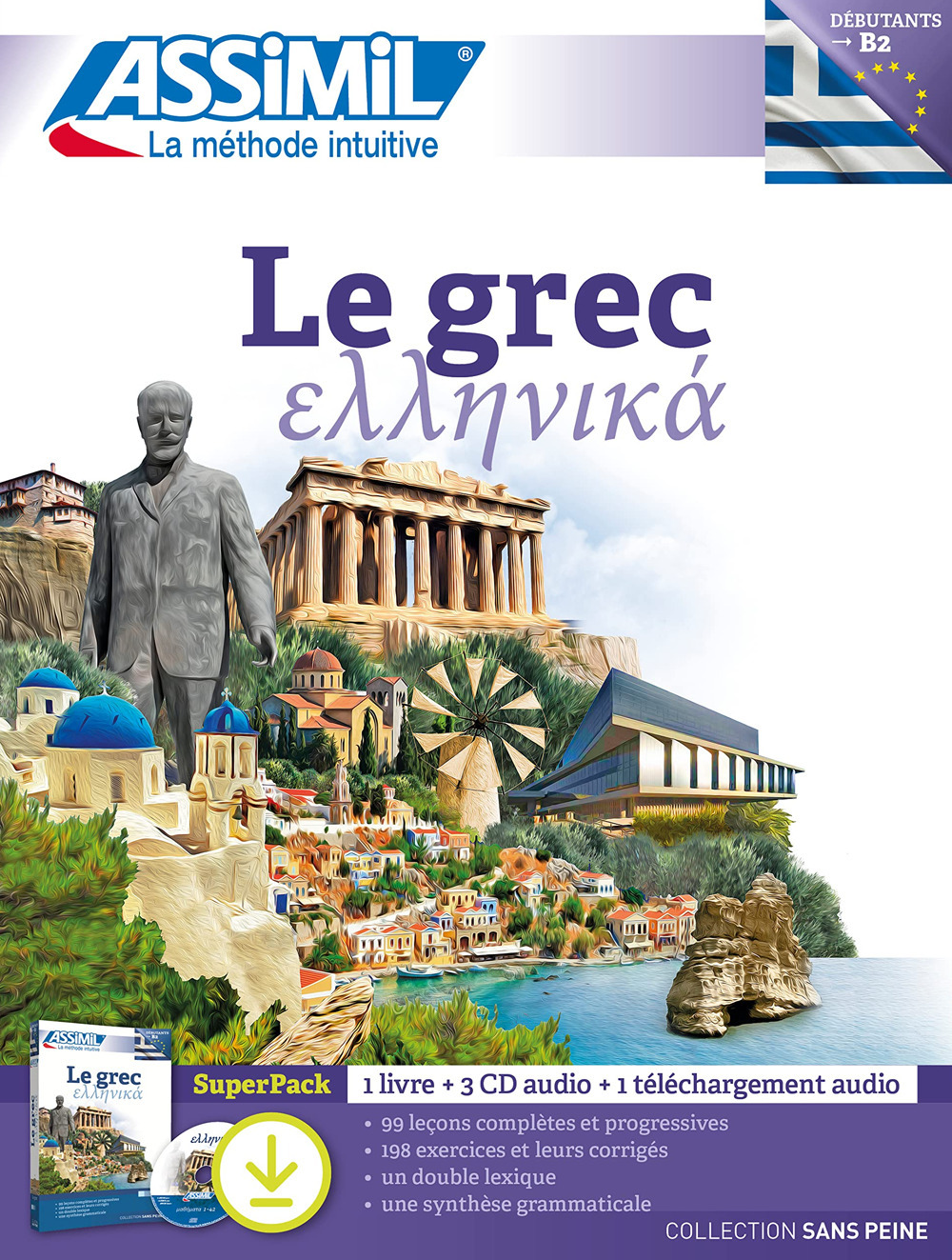Le grec. Débutants B2. Con 3 CD-Audio. Con File audio per il download
