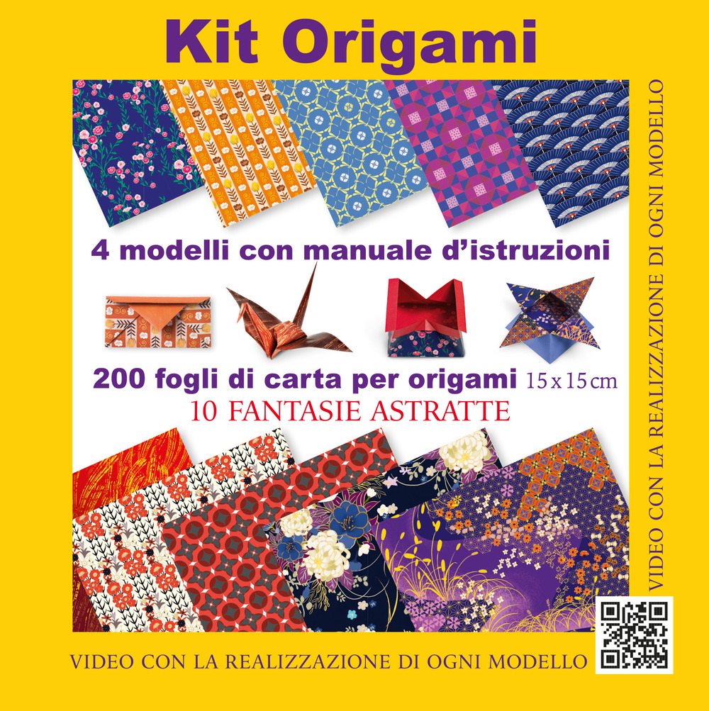Kit origami. 10 fantasie astratte. Ediz. a colori. Con gadget