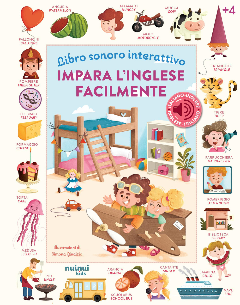 Impara l'inglese facilmente. Libro sonoro interattivo. Ediz. a colori