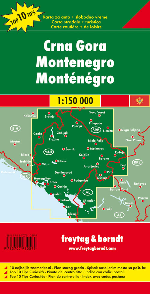 Montenegro 1:150.000