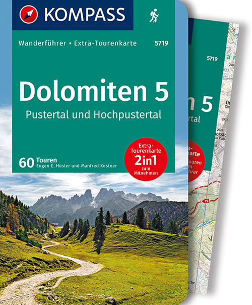 Guida escursionistica n. 5719. Dolomiten 5. Pustertal und Hochpustertal. Con carta