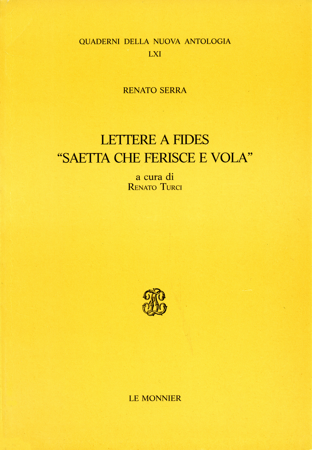 Lettere a Fides
