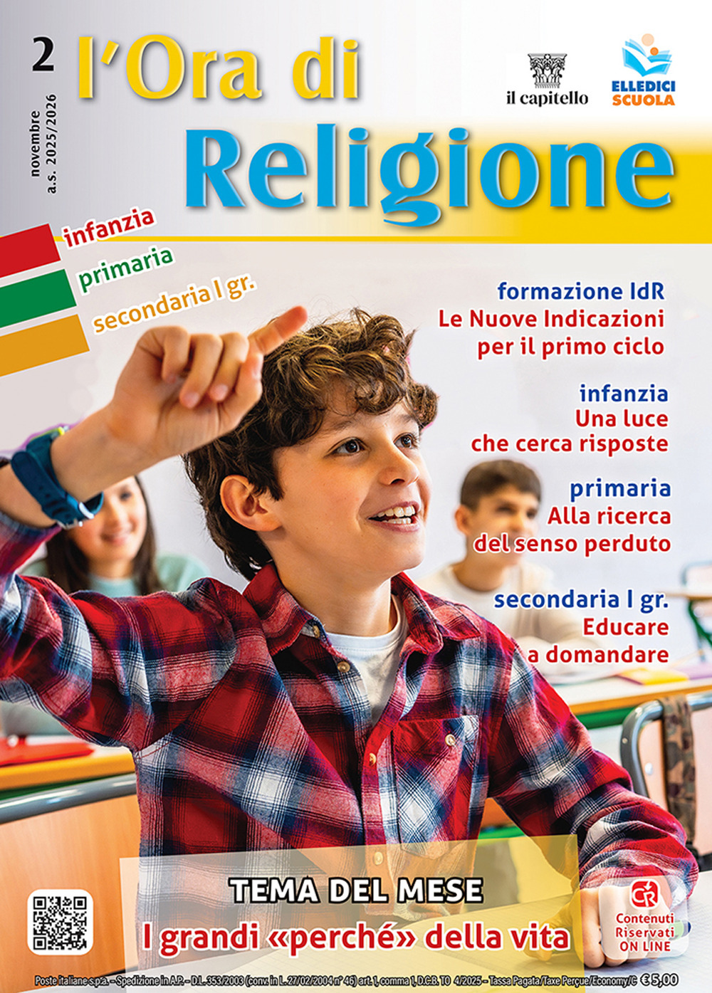 L'Ora di religione (2025-2026). Vol. 2: Novembre