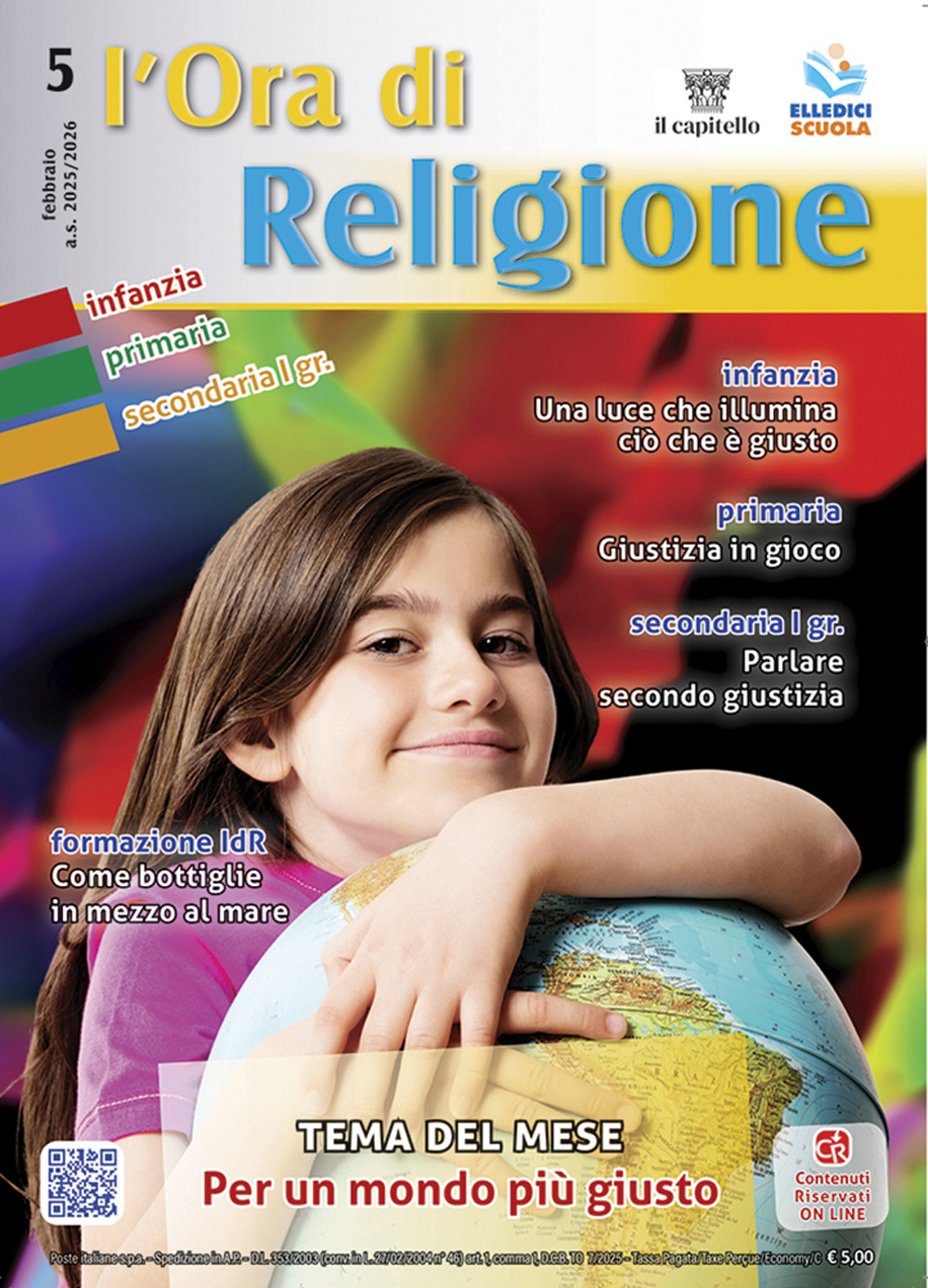 L'Ora di religione (2025-2026). Vol. 5: Febbraio. Per un mondo più giusto