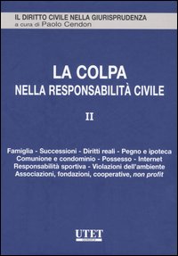 La colpa nella responsabilità civile. Vol. 2: Famiglia, successioni, diritti reali, pegno e ipoteca, comunione e condominio, possesso, Internet, responsabilità sportiva, violazioni dell'ambiente...